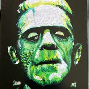 Frankenstein horror art print by Phil Born 8x10